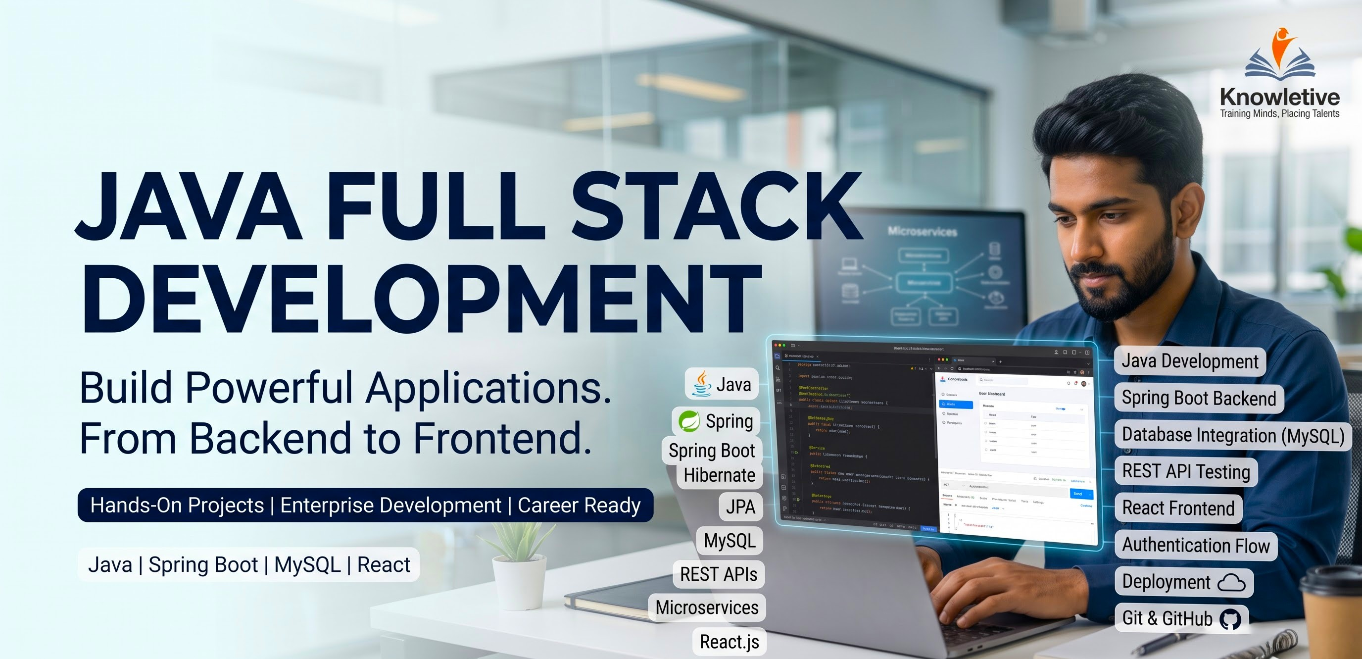 Java Full Stack Development Course Banner